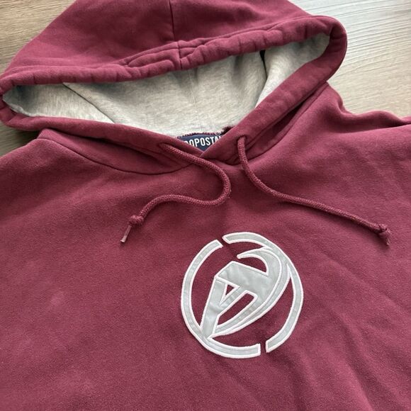 Vintage Aeropostale Men's Hoodie Sleeve Y2K 90s Skater Grunge Size XL - Picture 3 of 7